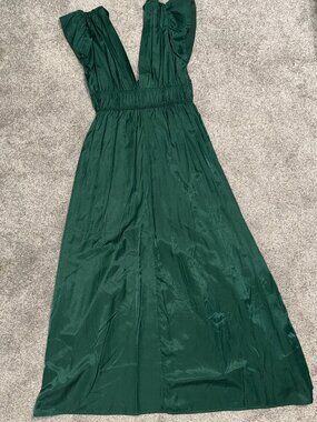 SHEIN Emerald Green Maxi Dress Small